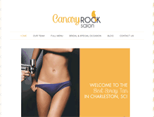 Tablet Screenshot of canaryrocksalon.com